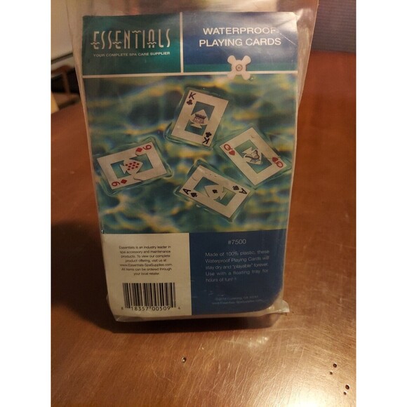 Pool Waterproof Playing Cards | Summer Game| Clear, 1 Deck New Unopened Suite - Picture 6 of 6